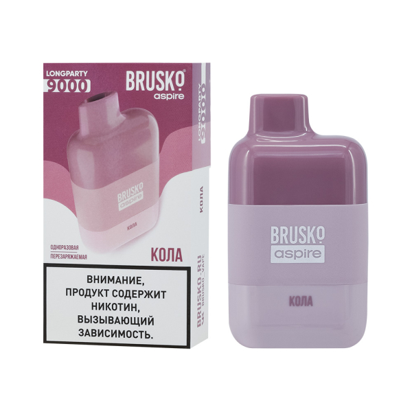 Электронка Brusko Longparty Кола (9000 Затяжек) в Луганске