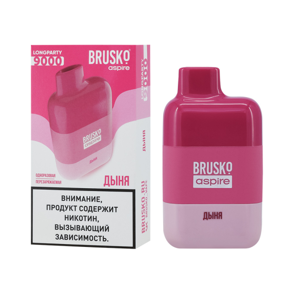 Электронка Brusko Longparty Дыня (9000 Затяжек) в Луганске