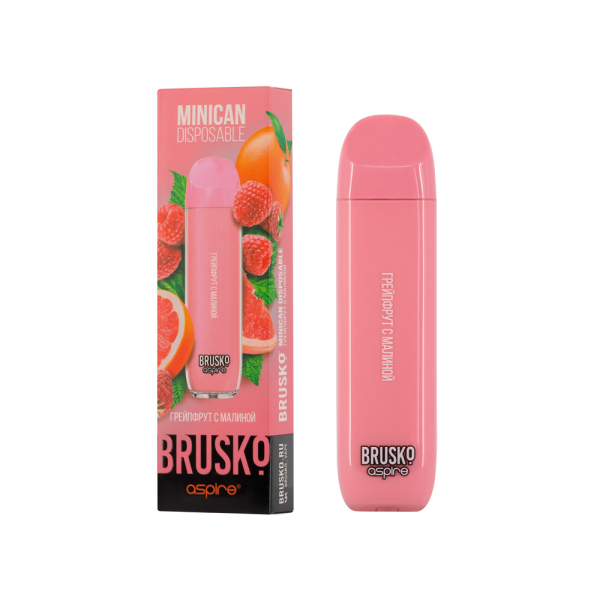 Электронка Brusko Minican Грейпфрут С Малиной (1500 Затяжек) в Луганске