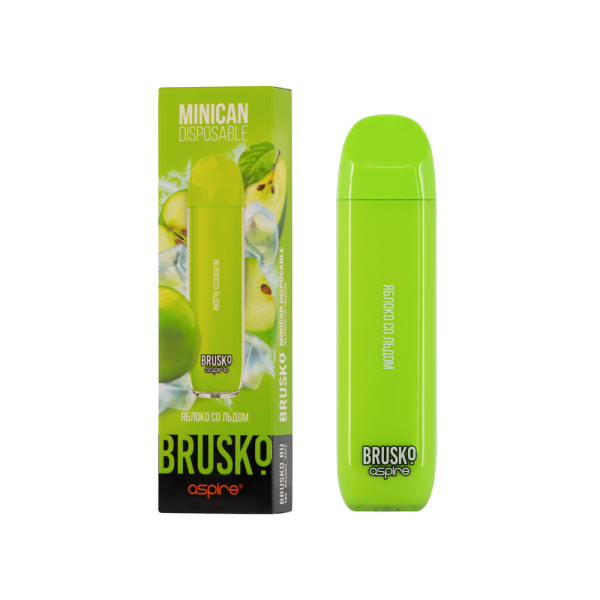 Электронка Brusko Minican Яблоко Со Льдом (1500 Затяжек) в Луганске