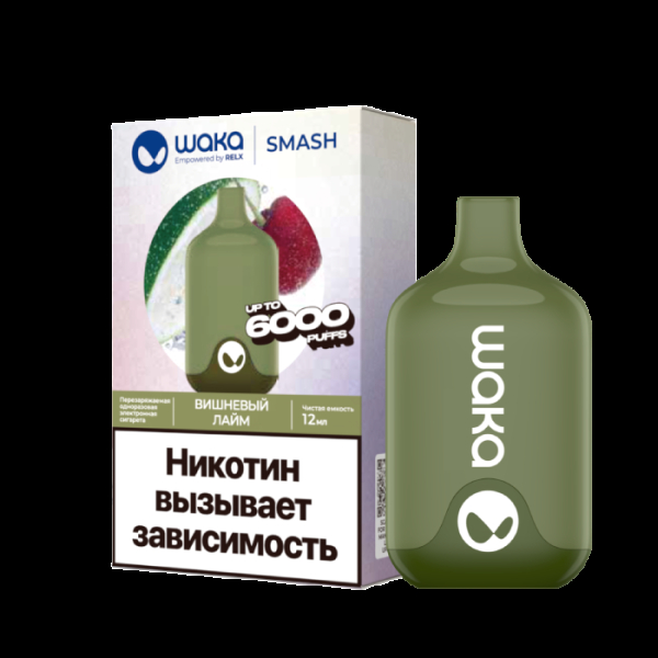 Электронка Waka Вишнёвый Лайм (6000 Затяжек) в Луганске