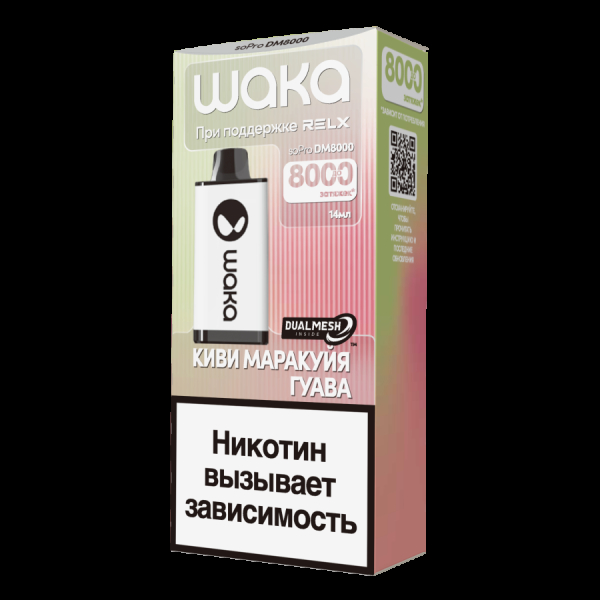 Электронка Waka Киви Маракуйя Гуава (8000 Затяжек) в Луганске