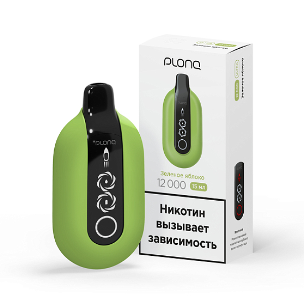 Электронка Plonq Ultra 12000 Зелёное Яблоко в Луганске