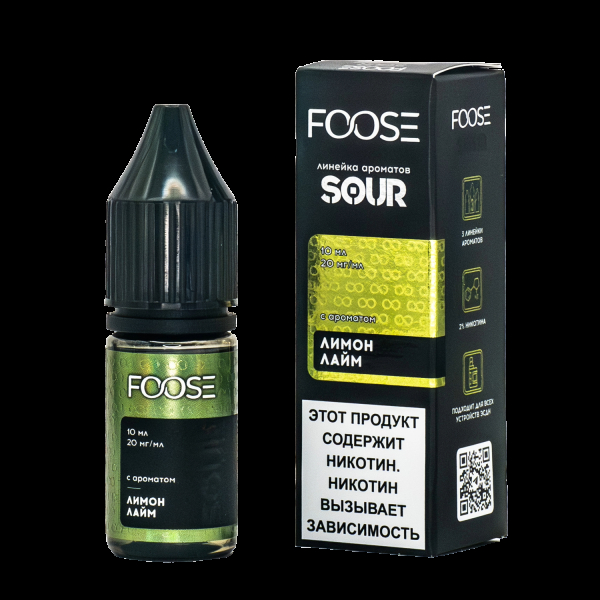 Жидкость Foose Sour Лимон Лайм 10 Мл в Луганске
