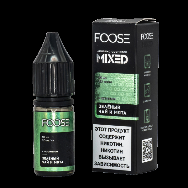 Жидкость Foose Mixed Зеленый Чай И Мята 10 Мл в Луганске