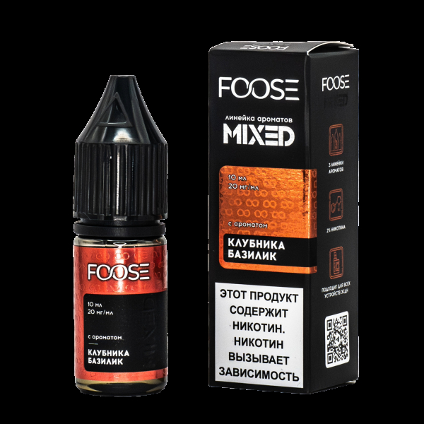 Жидкость Foose Mixed Клубника Базилик 10 Мл в Луганске