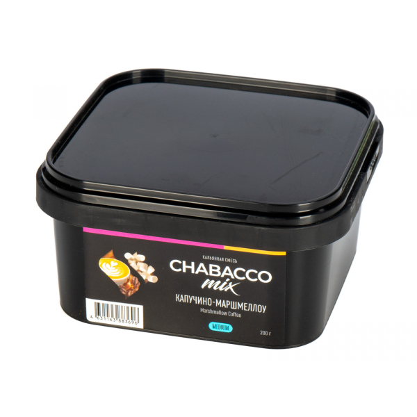 Смесь Chabacco Mix Medium Cappuccino Marshmallow  200 гр в Луганске