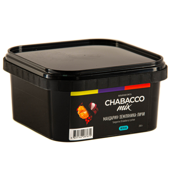 Смесь Chabacco Mix Medium Tangerine Strawberry Lychee  200 гр в Луганске