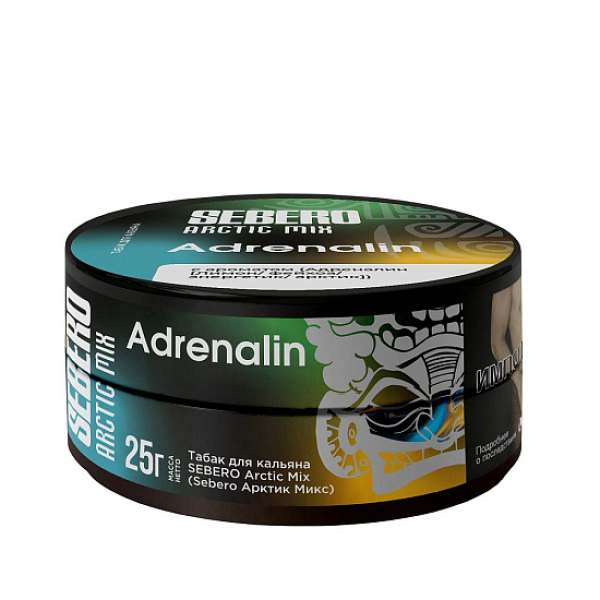 Табак Sebero Arctic Mix Adrenalin  25 грамм в Луганске
