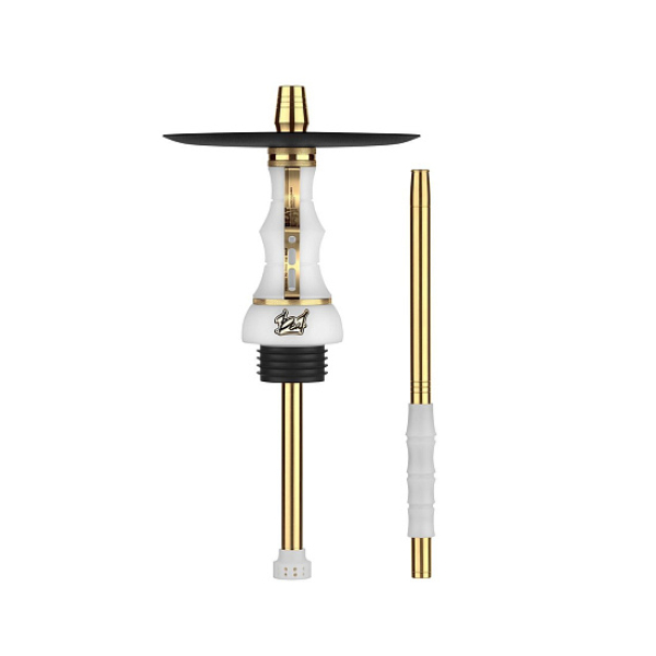 Кальян Alpha Hookah Beat White Gold Прозрачная Колба  в Луганске