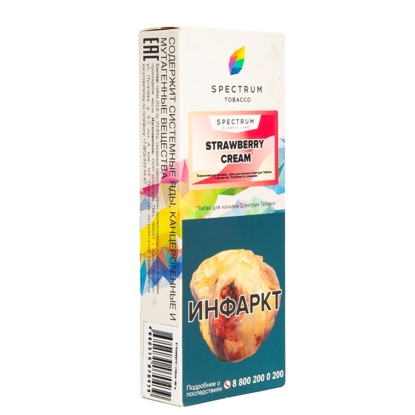 Табак Spectrum Strawberry Cream  100 гр в Луганске