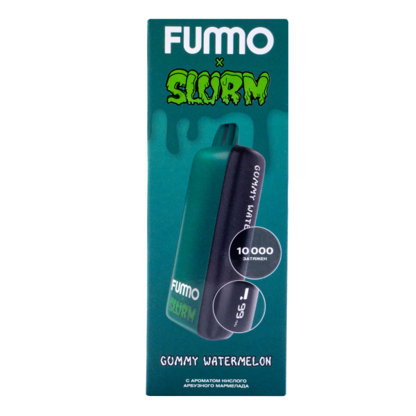 Электронка Fummo Indic Slurm Кислый Арбузный Мармелад (10 000 Затяжек) в Луганске