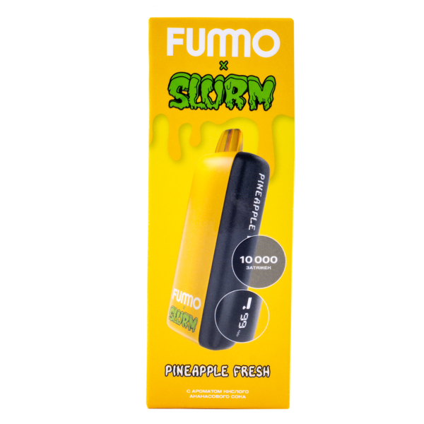 Электронка Fummo Indic Slurm Кислый Ананасовый Сок (10 000 Затяжек) в Луганске