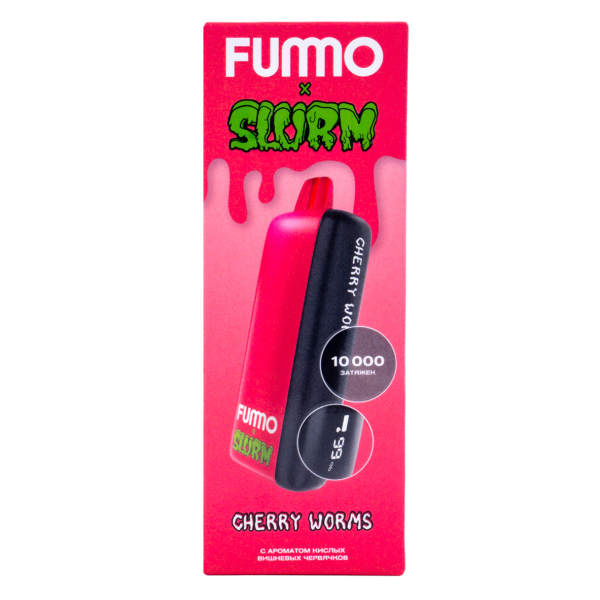 Электронка Fummo Indic Slurm Кислые Вишневые Червячки (10 000 Затяжек) в Луганске