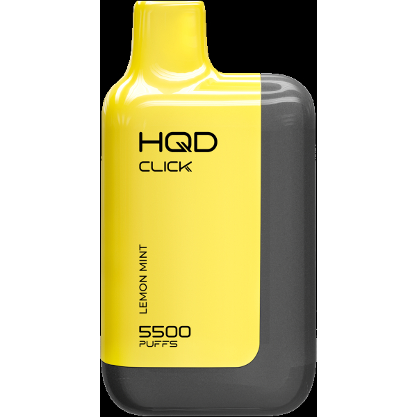 POD-система Hqd Click Устройство + Картридж Лимон Мята (5500 Затяжек) в Луганске
