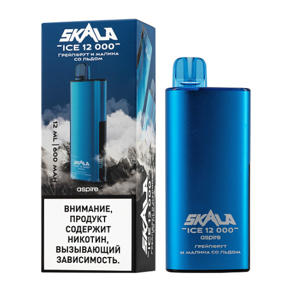 Электронка Skala Ice 12000 Грейпфрут И Малина Со Льдом в Луганске