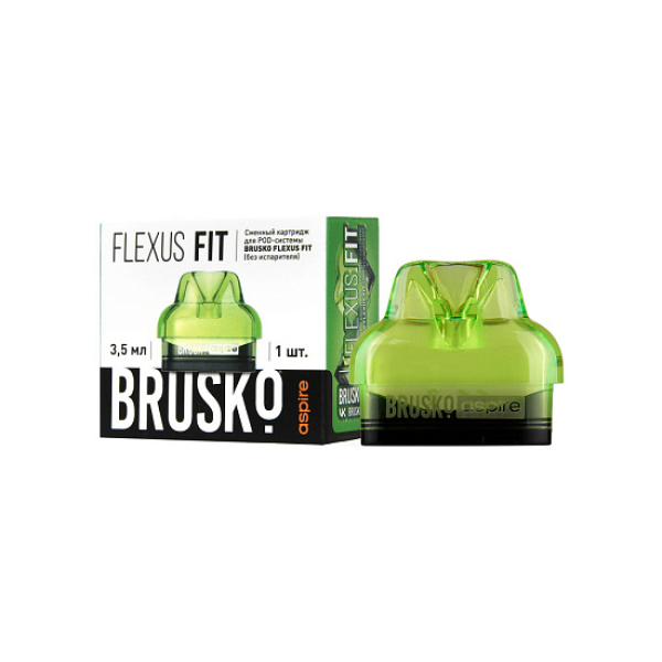 Сменный Картридж Brusko Flexus Fit (Зеленый) 3,5 Мл, Упак. 1 Шт в Луганске