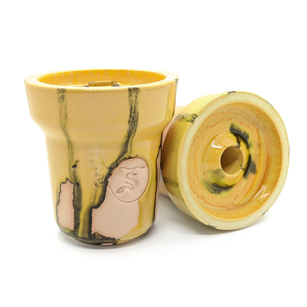 Чаша St Bowls Phunnel Glaze Желтая С Полосками в Луганске