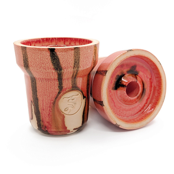 Чаша St Bowls Phunnel Glaze Красная С Полосками в Луганске