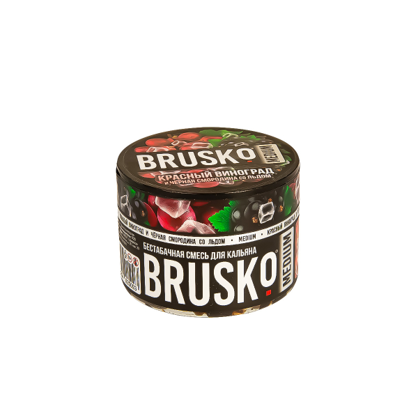 Смесь Brusko Medium Красный Виноград И Чёрная Смородина Со Льдом  50 гр в Луганске