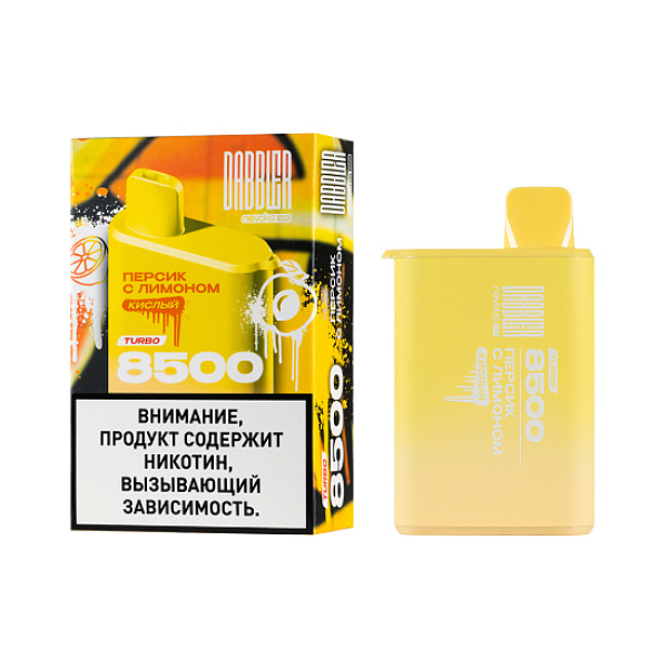 Электронка Dabbler Turbo Персик С Лимоном 8500 затяжек в Луганске