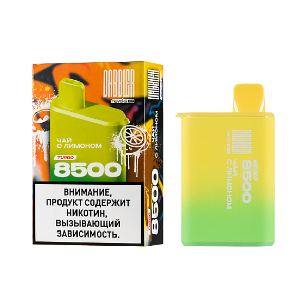 Электронка Dabbler Turbo Чай С Лимоном 8500 затяжек в Луганске