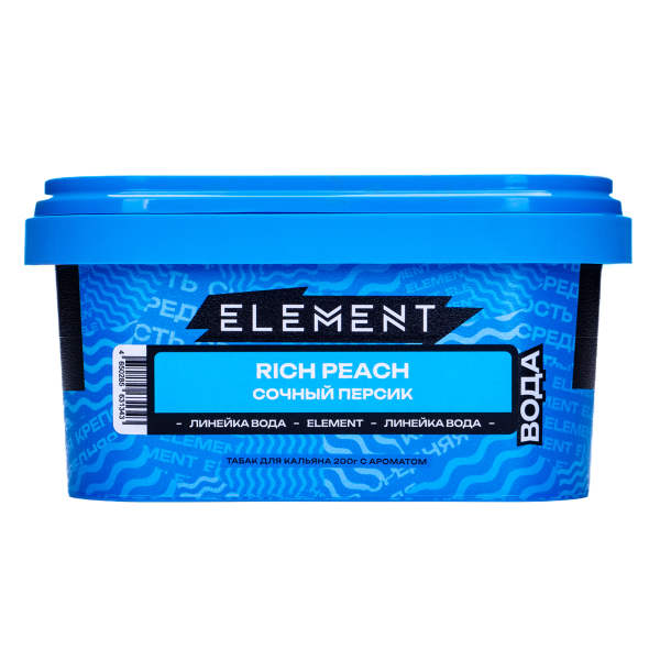 Табак Element Вода Rich Peach 200 грамм в Луганске