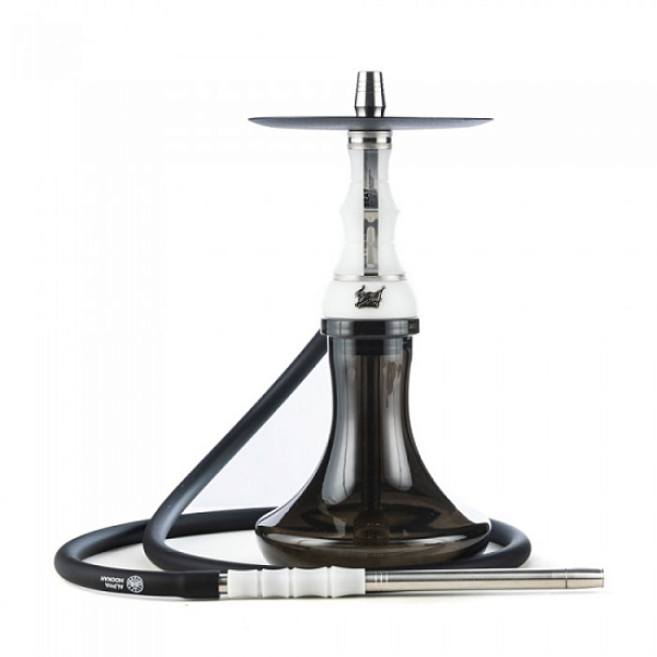 Кальян Alpha Hookah Beat White Silver Тонированн Колба  в Луганске