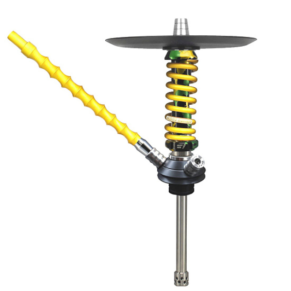 Кальян Mamay Customs Coilovers Micro Зелено Золотой Сплеш  в Луганске