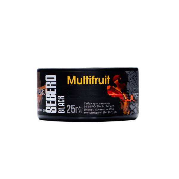 Табак Sebero Black Multifruit 25 грамм в Луганске