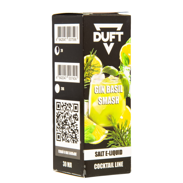 Жидкость Duft Cocktails Line Salt Gin Basil Smash 30 Мл в Луганске