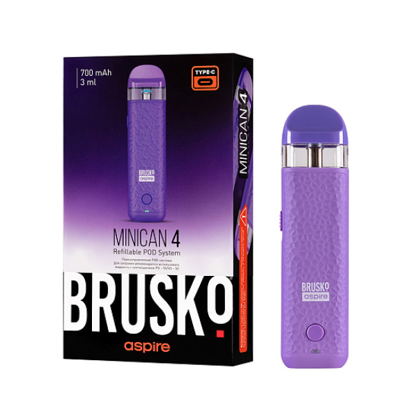 POD-система Brusko Minican 4 Фиолетовый в Луганске