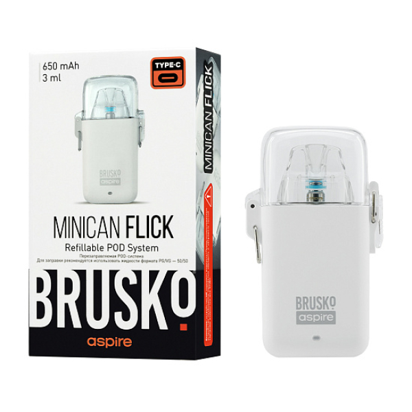 POD-система Brusko Minican Flick Белый в Луганске