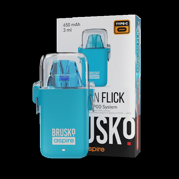 POD-система Brusko Minican Flick Голубой в Луганске