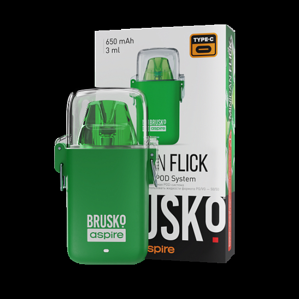 POD-система Brusko Minican Flick Зелёный в Луганске