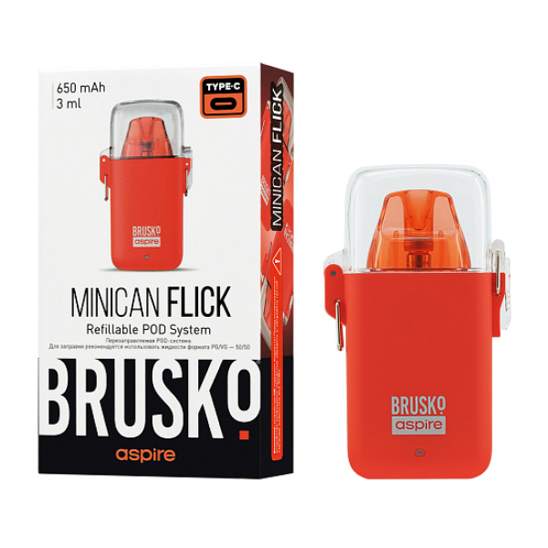 POD-система Brusko Minican Flick Красный в Луганске