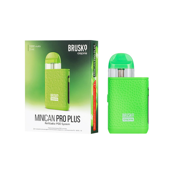 POD-система Brusko Minican Pro Plus Зеленый в Луганске