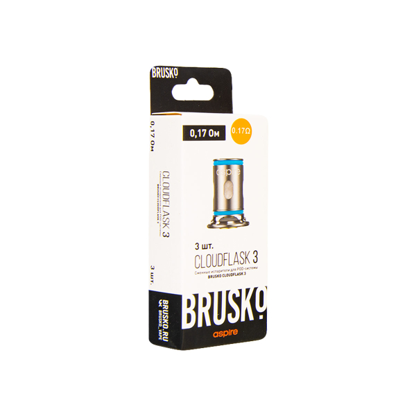 Испаритель Brusko Cloudflask 3 0.17 Ом 3 шт в Луганске