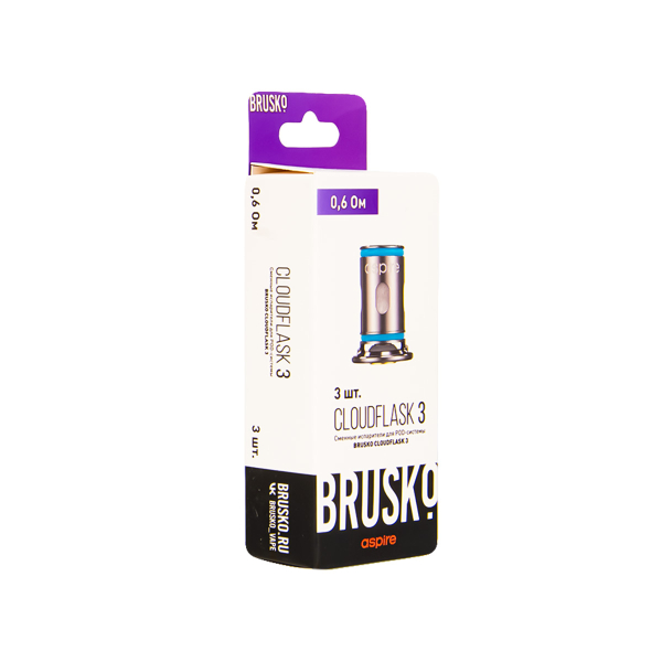 Испаритель Brusko Cloudflask 3 0.6 Ом 3 шт в Луганске