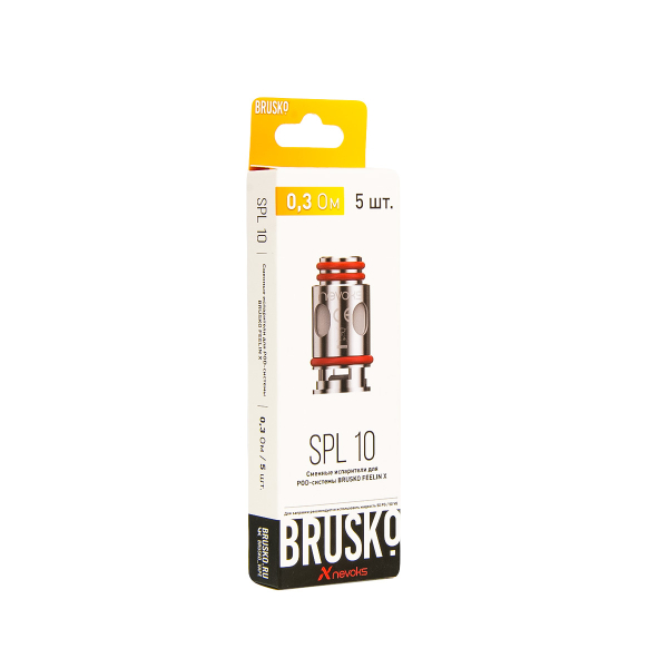 Испаритель Brusko Feelin Spl10 0.3 Ом 5 шт в Луганске