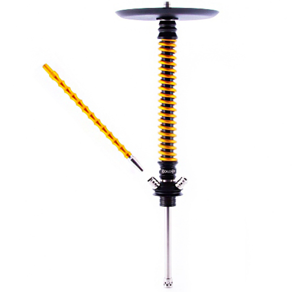 Кальян Mamay Customs V3  Coilovers Черный Gold Anod в Луганске