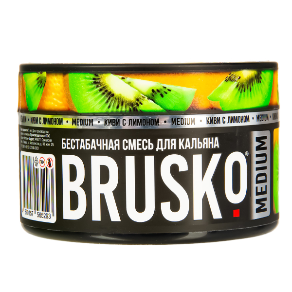Бестабачная смесь Brusko Medium Киви С Лимоном 250 грамм в Луганске