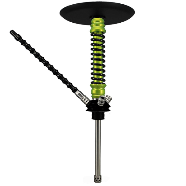 Кальян Mamay Customs V3  Coilovers Mini Салатовый Лак Черный в Луганске