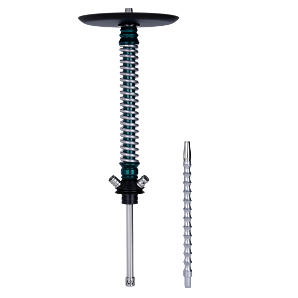 Кальян Mamay Customs Coilovers Зелёный Лак Хром в Луганске