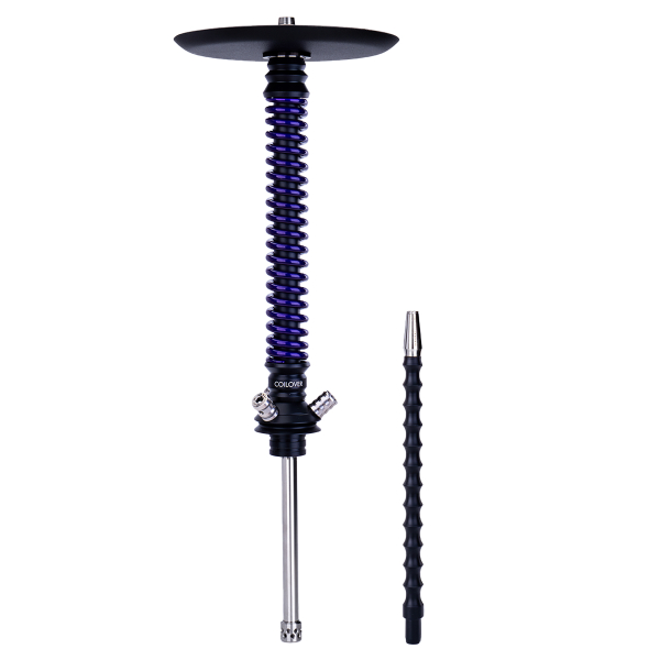 Кальян Mamay Customs Coilovers Чёрно Фиолетовый Лак в Луганске