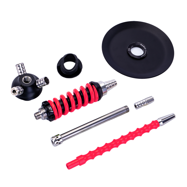 Кальян Mamay Customs Coilover Micro Чёрно Розовый в Луганске