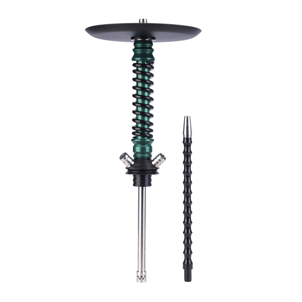Кальян Mamay Customs Coilovers Mini Зелёный Лак Чёрный   Гр. Кубы в Луганске