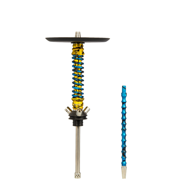 Кальян Mamay Customs Coilovers Mini Золотой Сплеш Голубой Сплеш в Луганске
