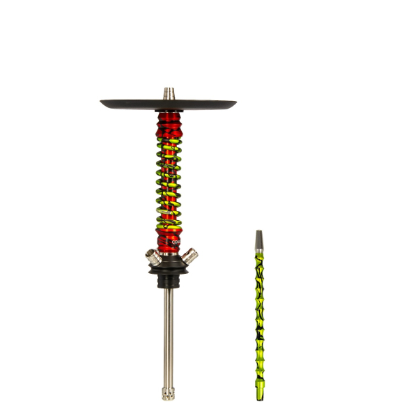 Кальян Mamay Customs Coilovers Mini Красный Сплеш Салатовый Сплеш в Луганске