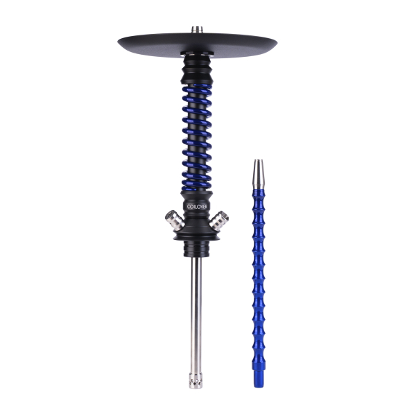 Кальян Mamay Customs Coilovers Mini Чёрно Синий Лак в Луганске